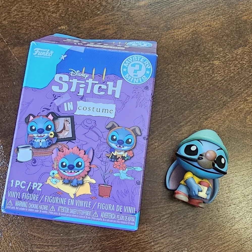 Disney Stitch Toy In GusGus Costume Mini Mystery Funko Small